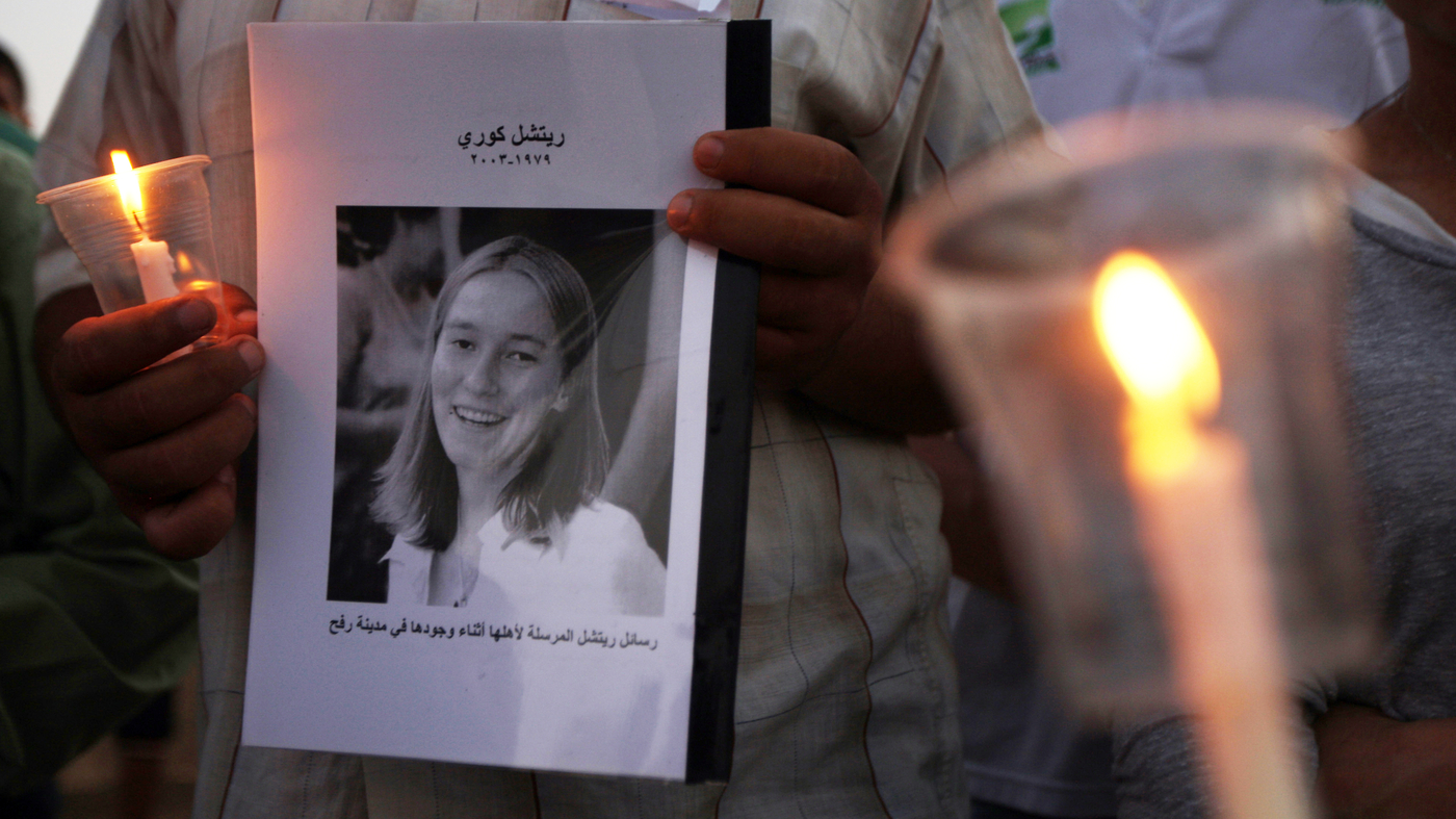 21 years after her death in Gaza, Palestinians remember U.S. activist Rachel Corrie