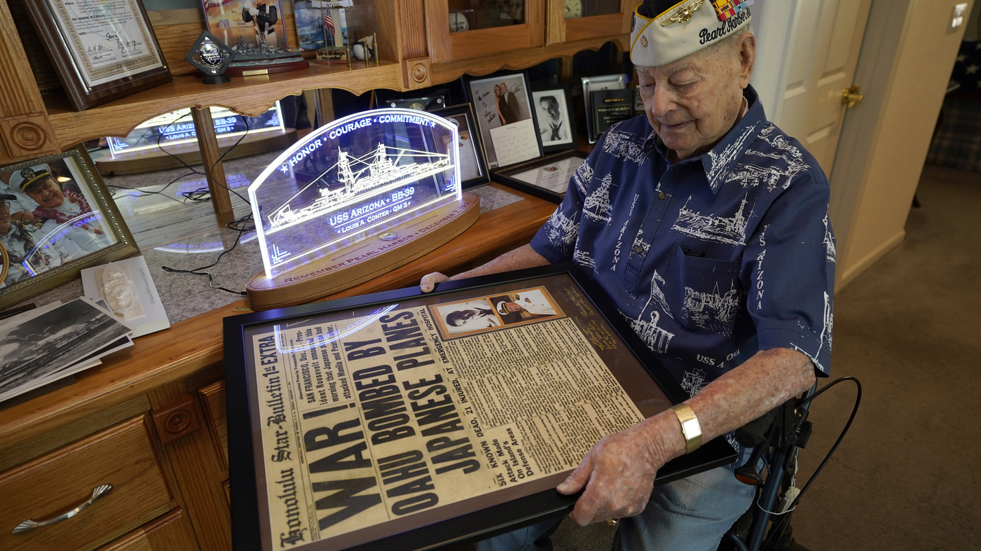 Lou Conter, last survivor of the attack on the USS Arizona, dies at 102 : NPR - Vimarsana News