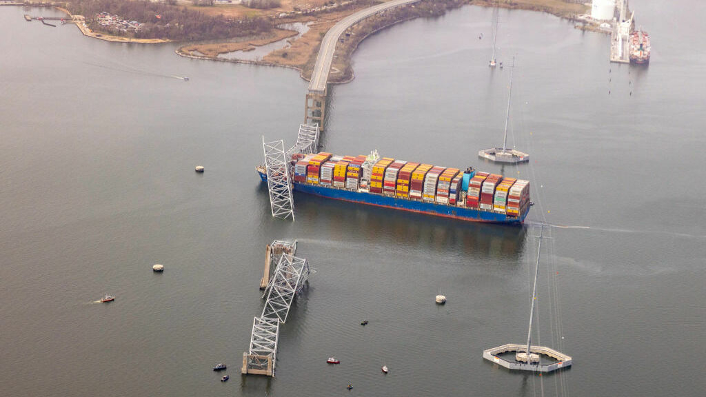 Concrete structures meant to protect Baltimore bridge appear unchanged for decades