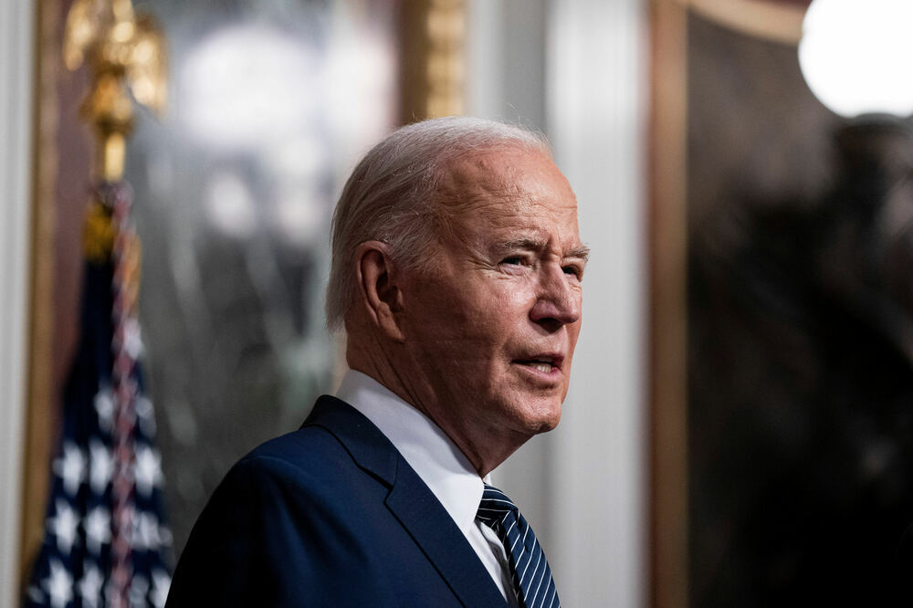 President Biden called Israeli Prime Minister Benjamin Netanyahu on Thursday to express concerns about Israeli strikes that killed aid workers and humanitarian conditions in Gaza. (Bloomberg via Getty Images)