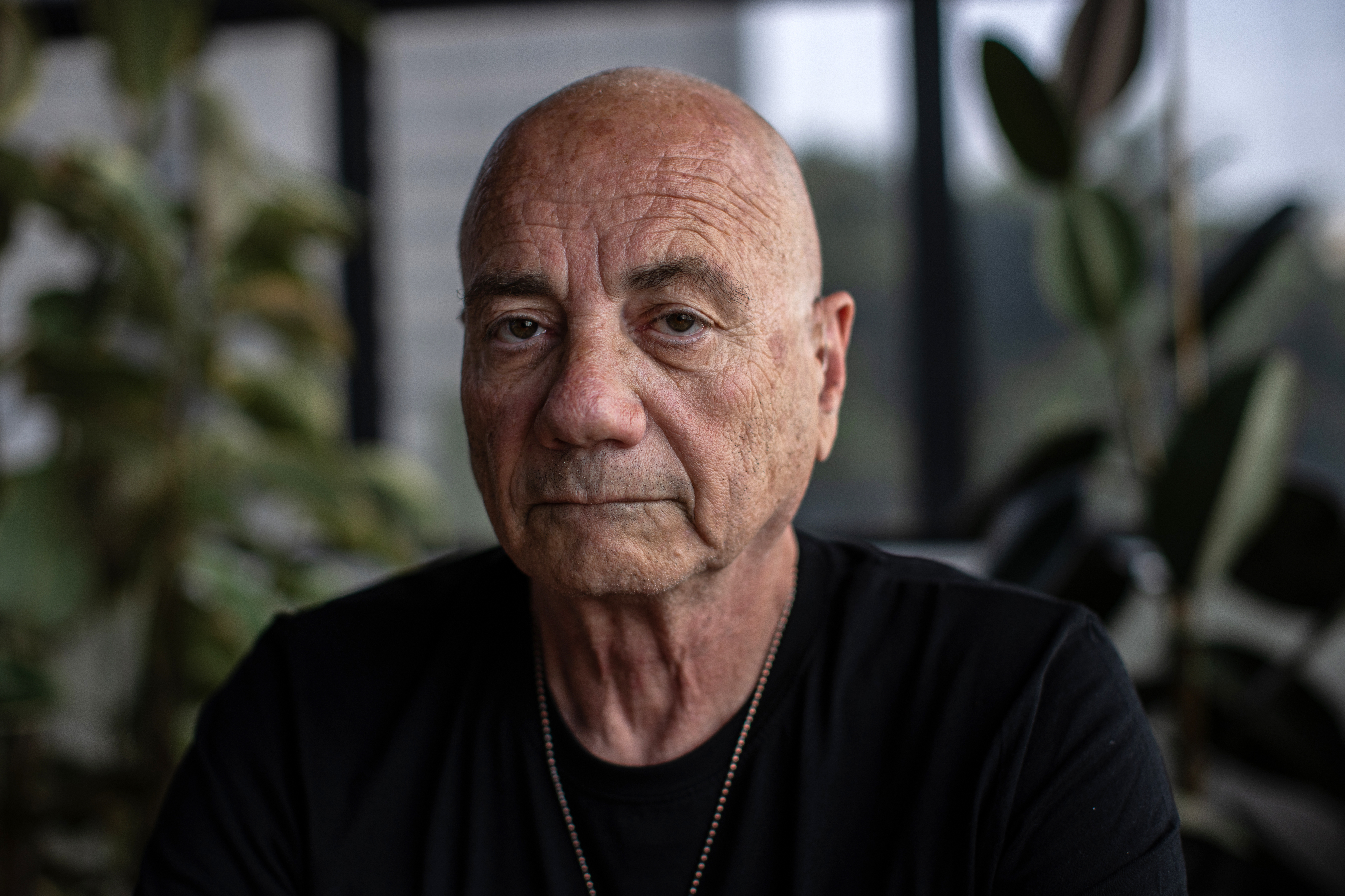 Luis Har, shown here in Tel Aviv, Israel, on March 27, was taken hostage during the Oct. 7 Hamas attacks and freed by an Israeli special forces operation in February. In captivity, he says, &quot;Every time we fell into depression, we overcame it with stories. We started to say, where are we going to travel to today in our minds?&quot; (Tamir Kalifa for NPR)