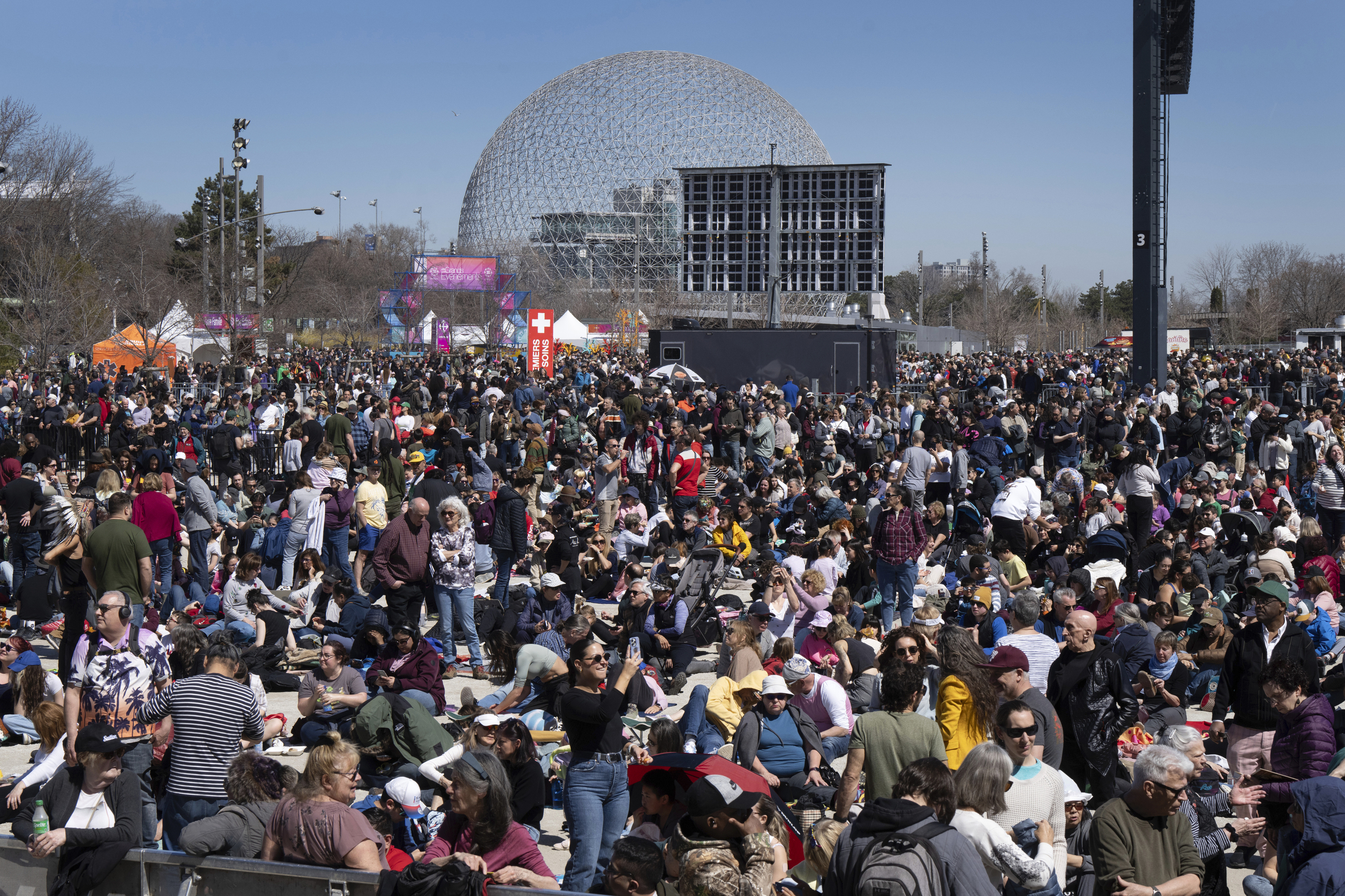Montreal reports great conditions for a solar eclipse watch party ...