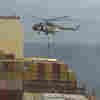 in turn into indirect speech Iranian commandos seize an Israeli-linked container ship near Strait of Hormuz