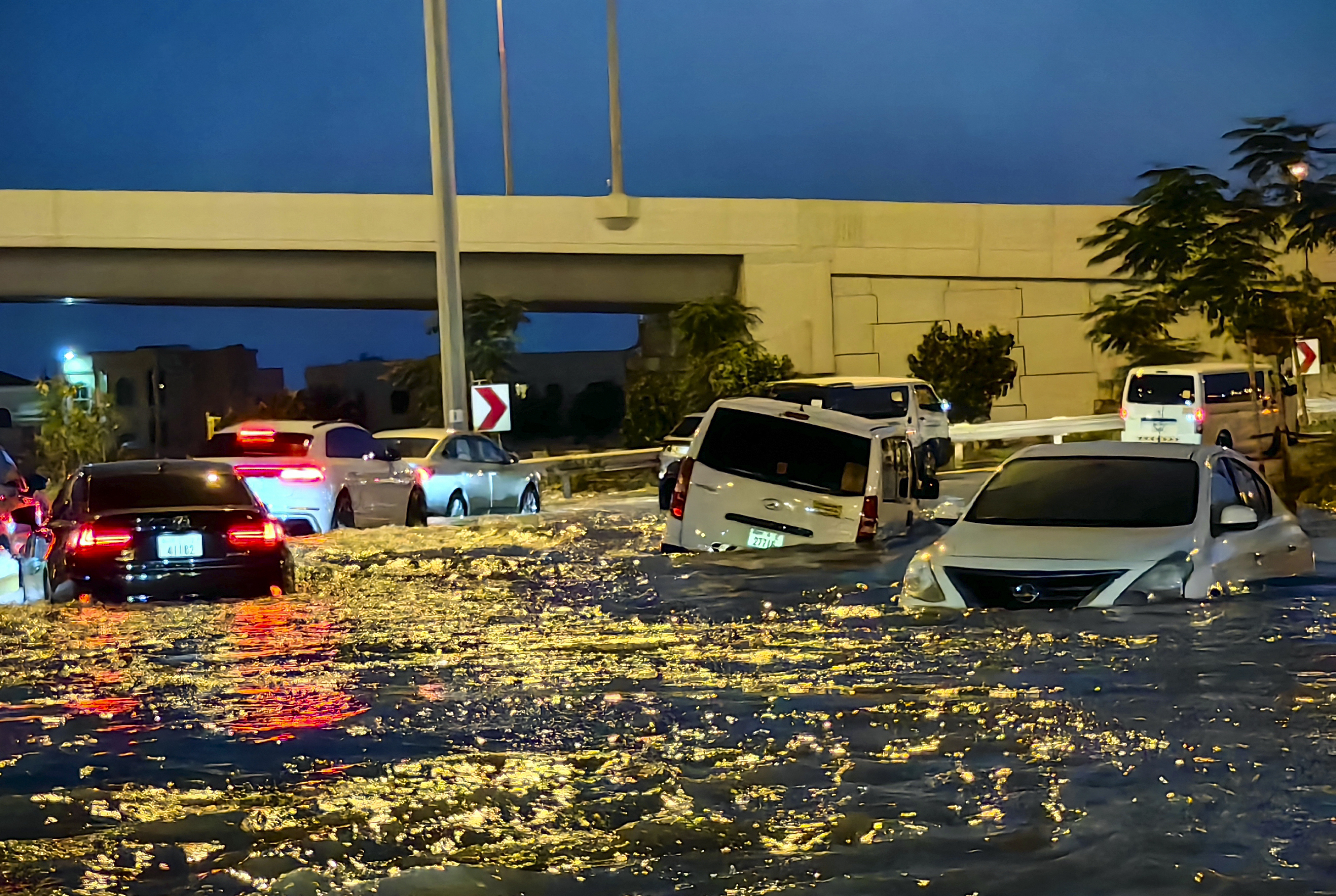 Dubai floods after heaviest rainfall in 75 years : The Picture Show : NPR