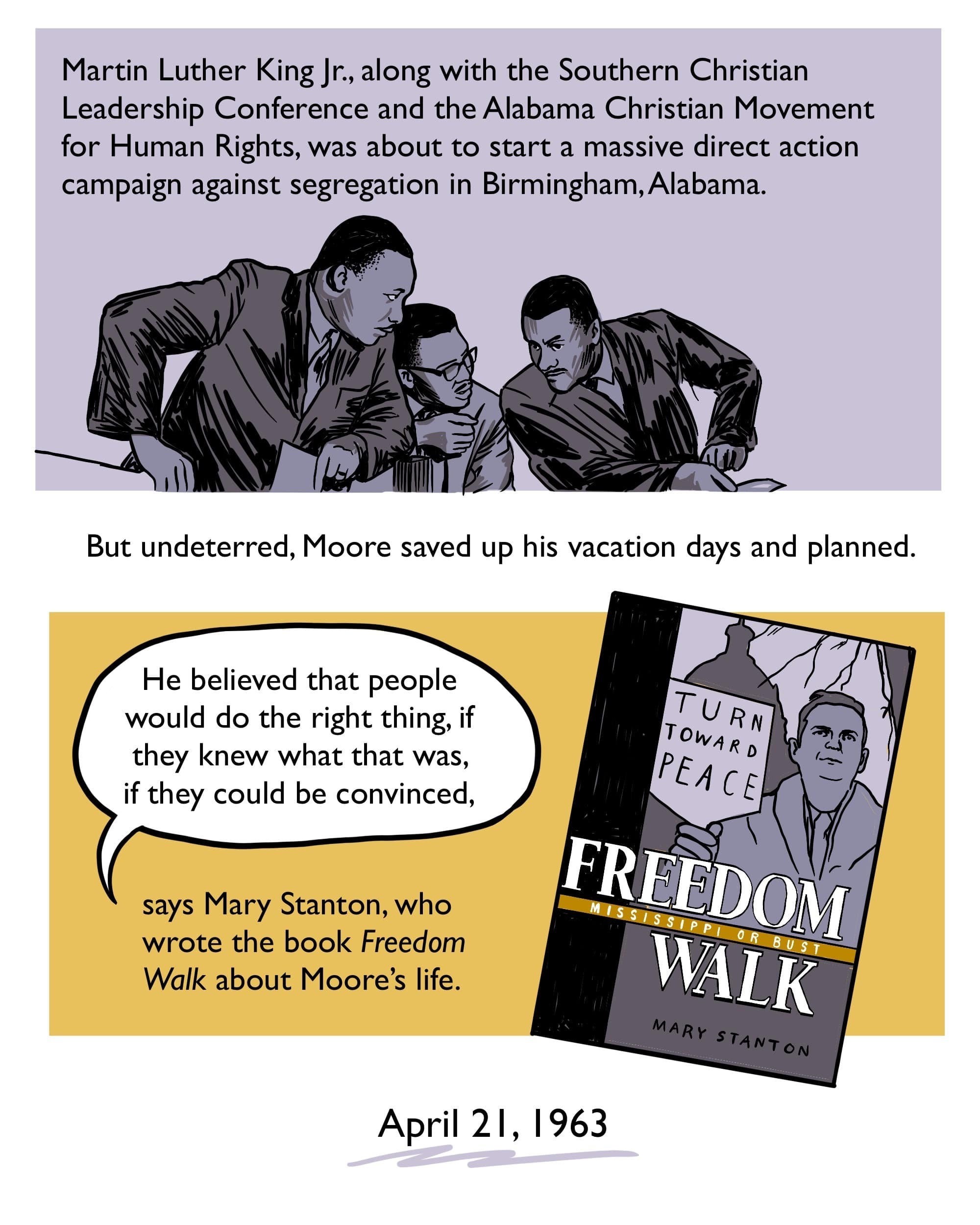 Civil Rights Comic Strip Activity Example COMIC: The roadside marker unlocking a forgotten civil rights murder ...