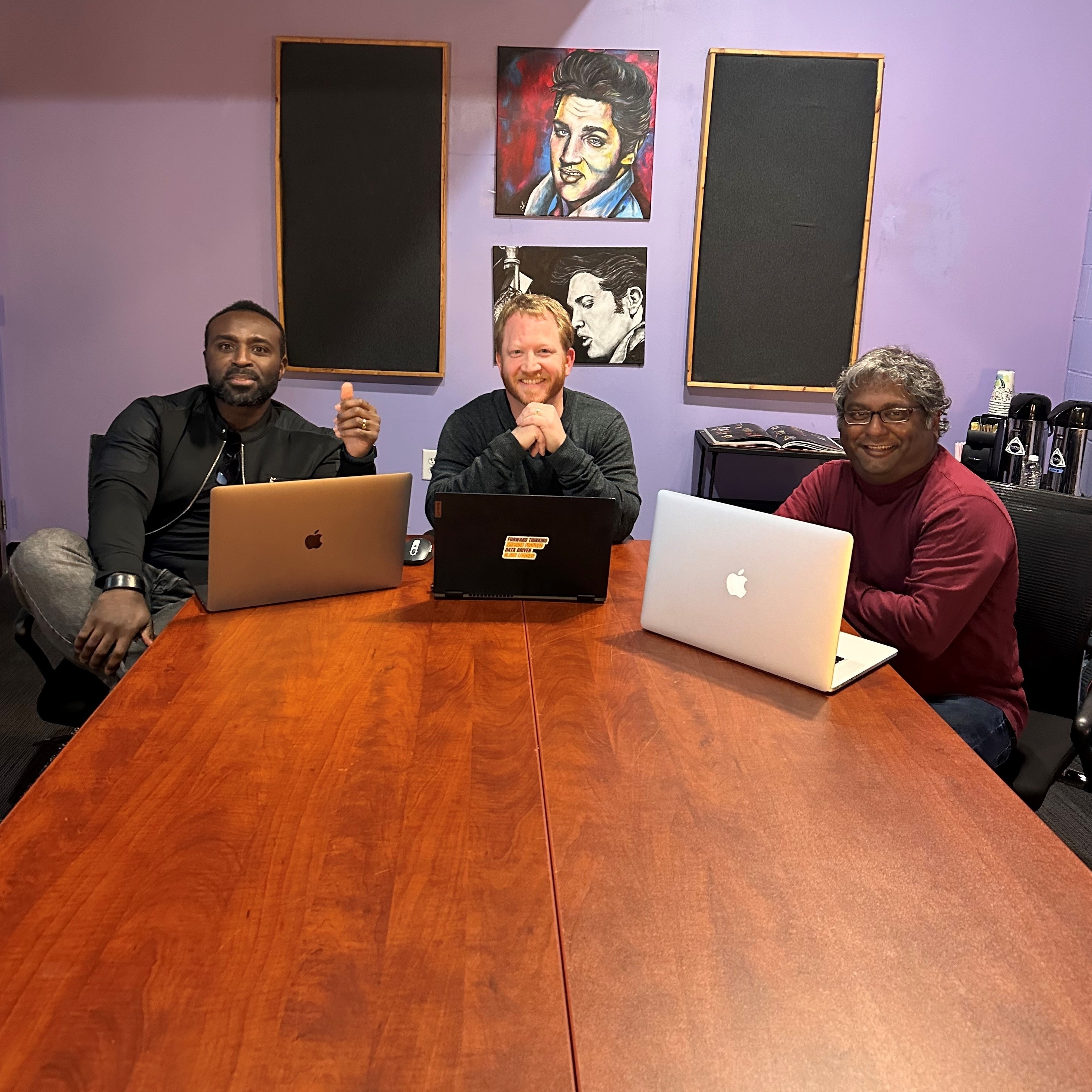 AI music isn't going away. Here are 4 big questions about what's next 2 The founders of ViNIL (from left: Sada Garba, Jeremy Brook and Charles Alexander) created the Nashville startup to monitor and offer resources around the escalating use of AI and deepfake technology.