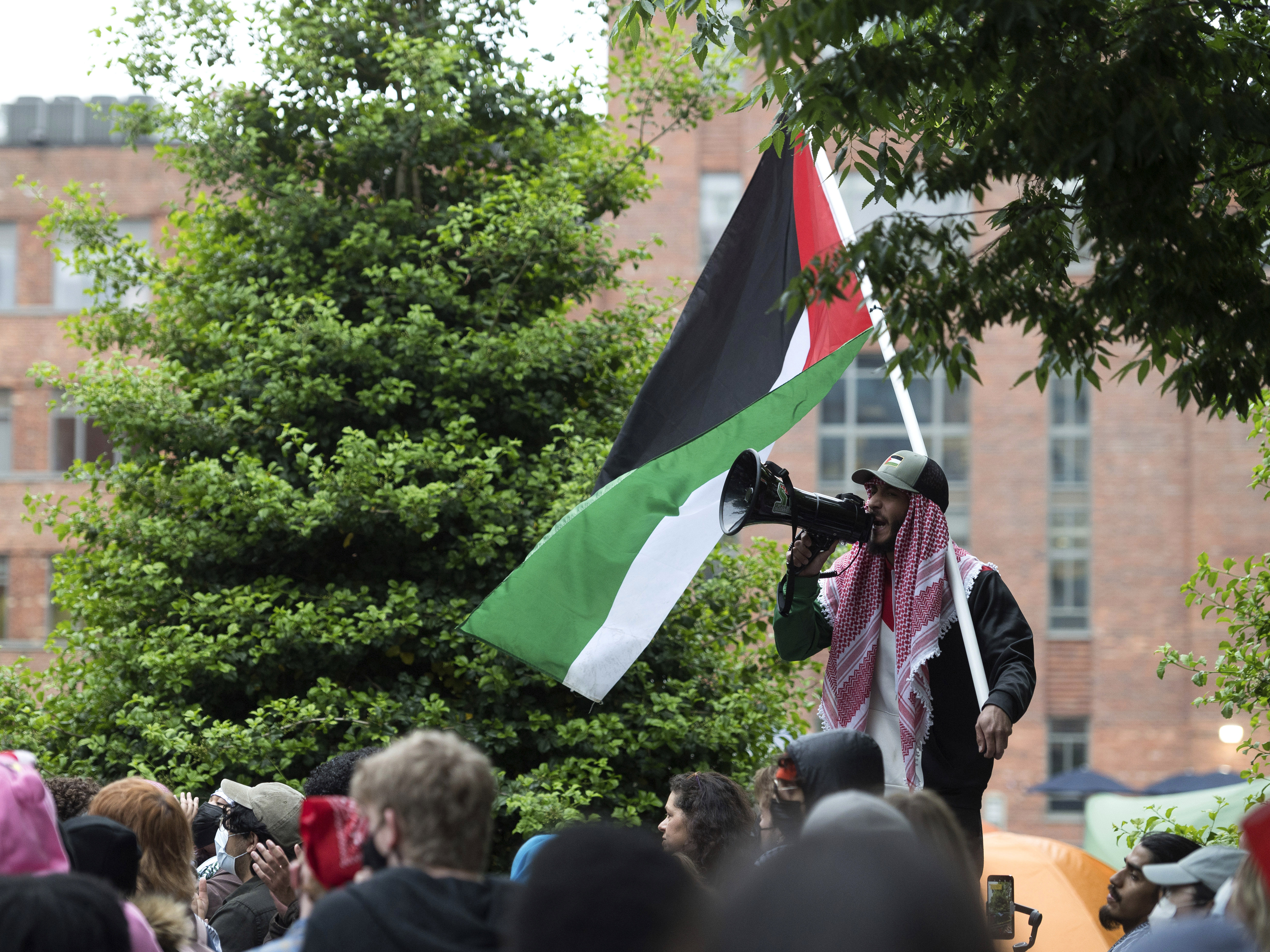 Nearly 300 people arrested at campus protests against the war in Gaza this weekend