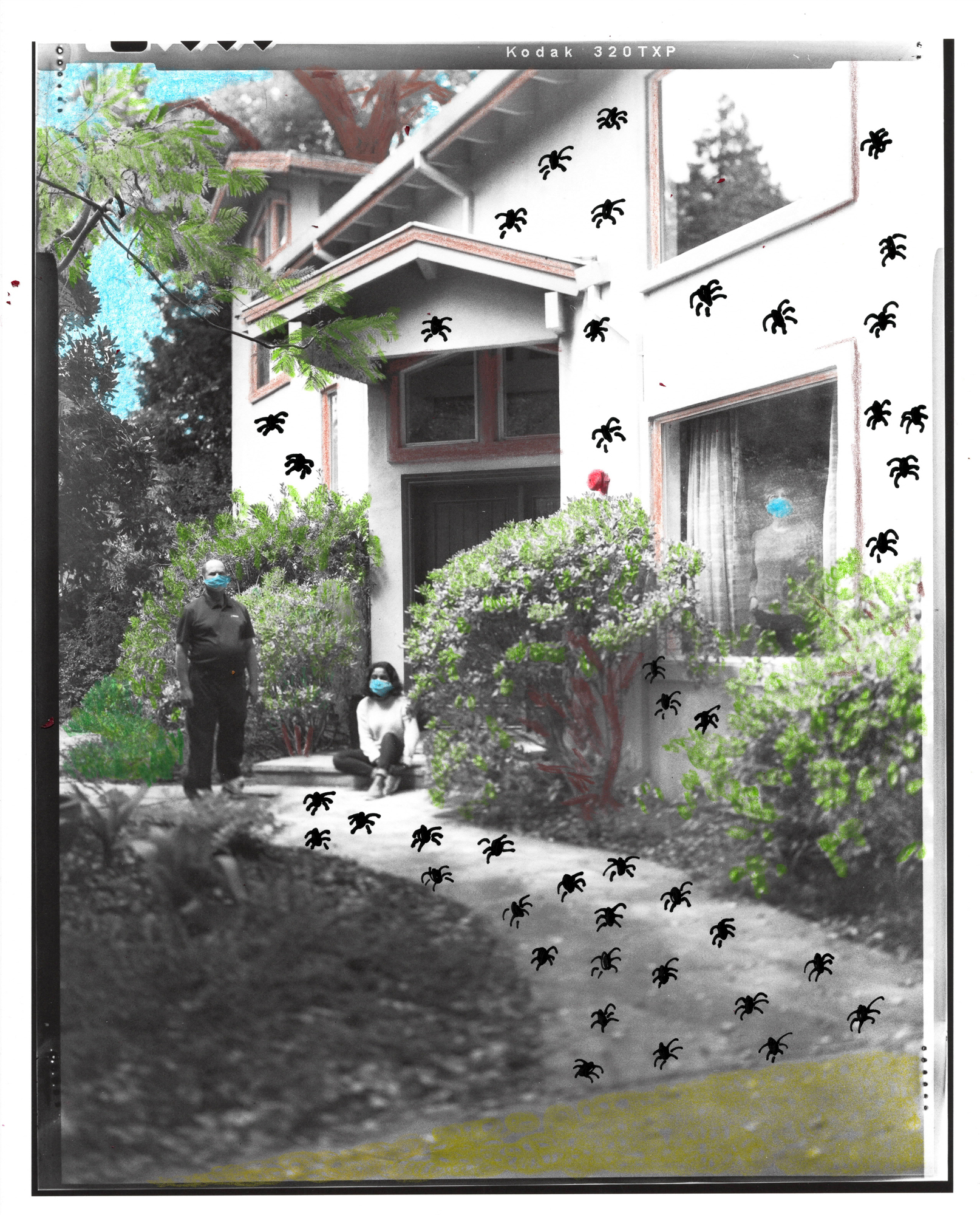 How the pandemic led this documentary photographer to make her work more collaborative 9 Sonya Pelia (right) and her husband, Matthew Lutzker (left), with their daughter, Jasleen Pelia-Lutzker, outside their home in Menlo Park, Calif.