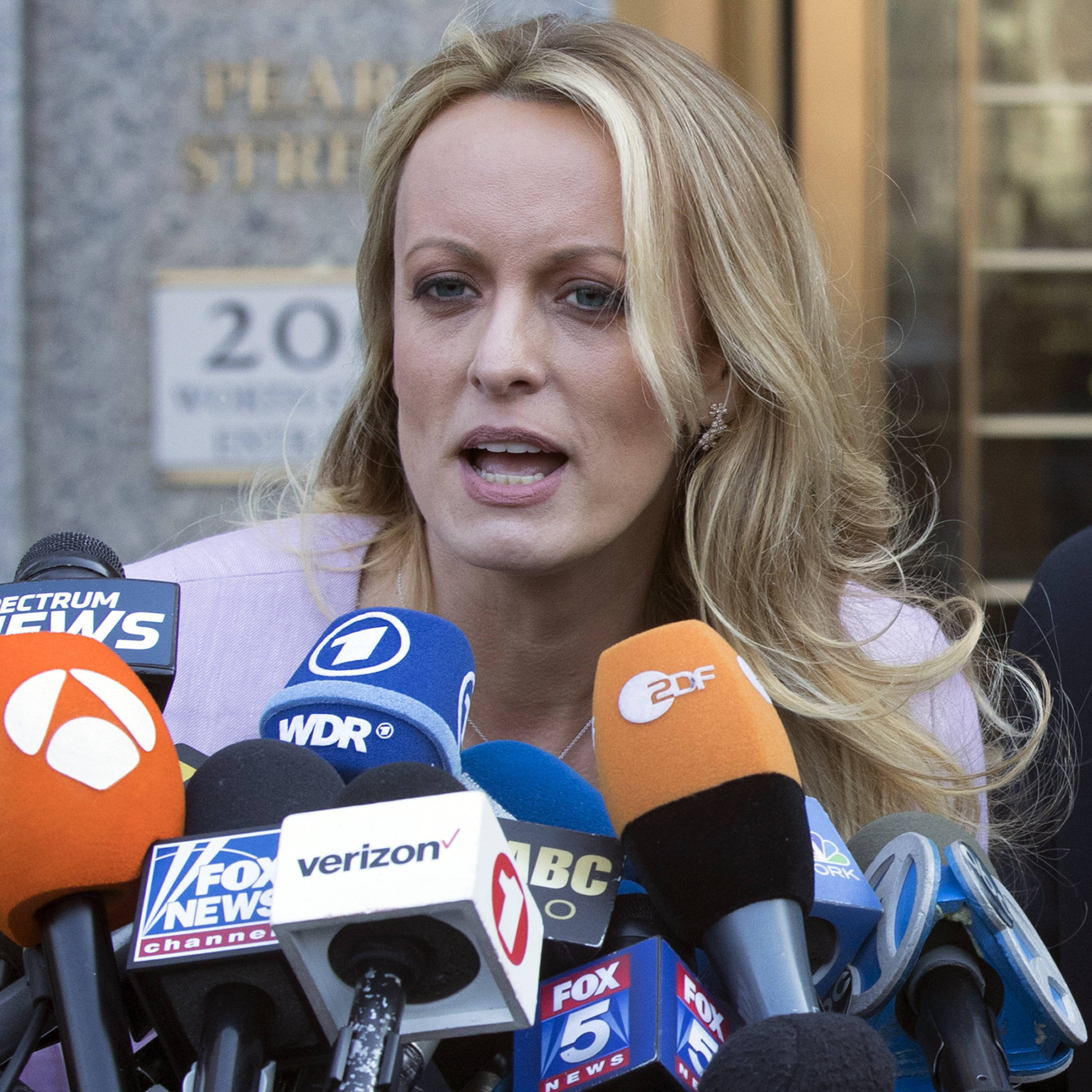 Tensions flare as Stormy Daniels testifies about Trump and hush money scheme - podcast episode cover