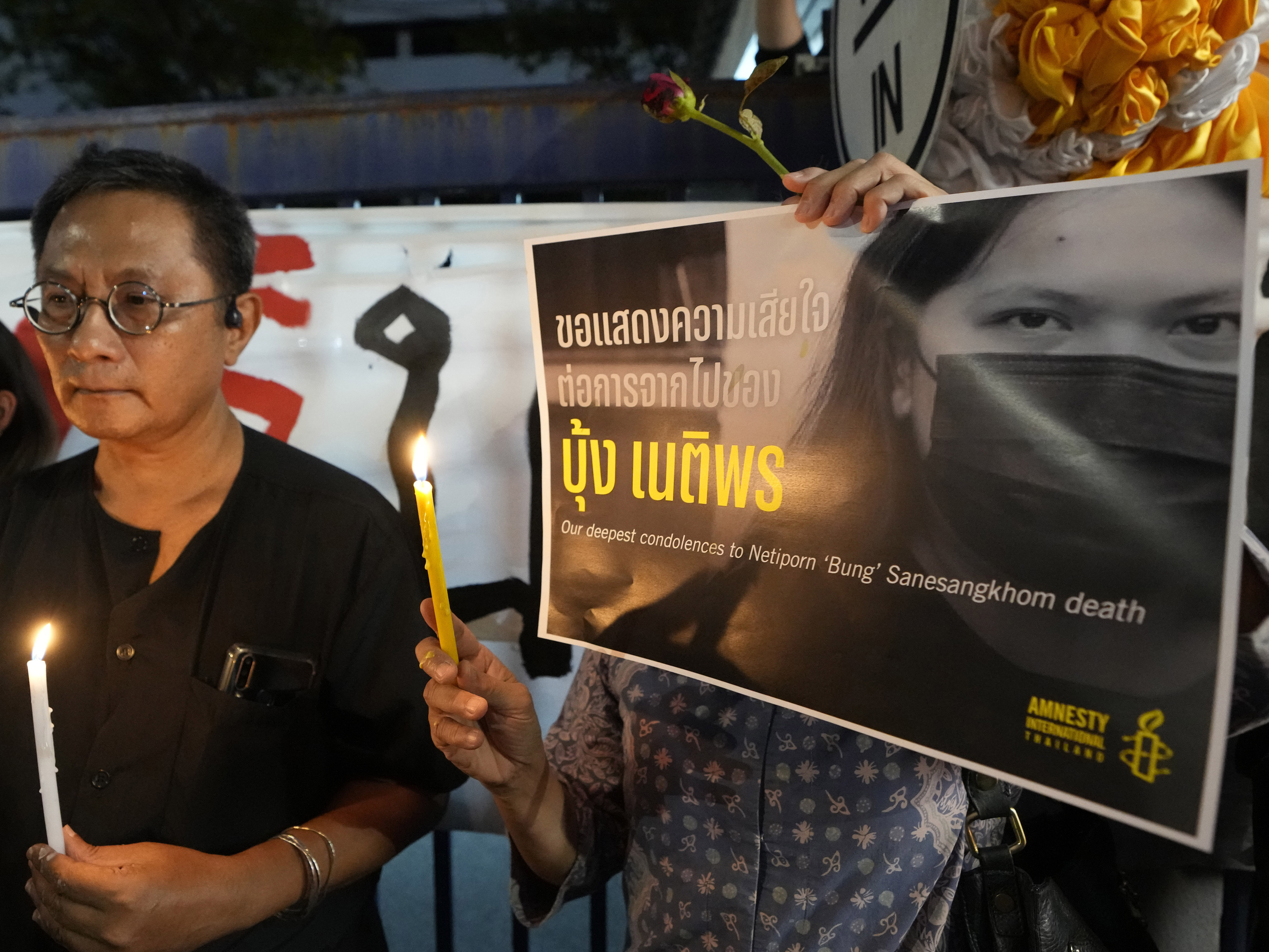 A monarchy reform activist in Thailand dies in detention after a hunger strike
