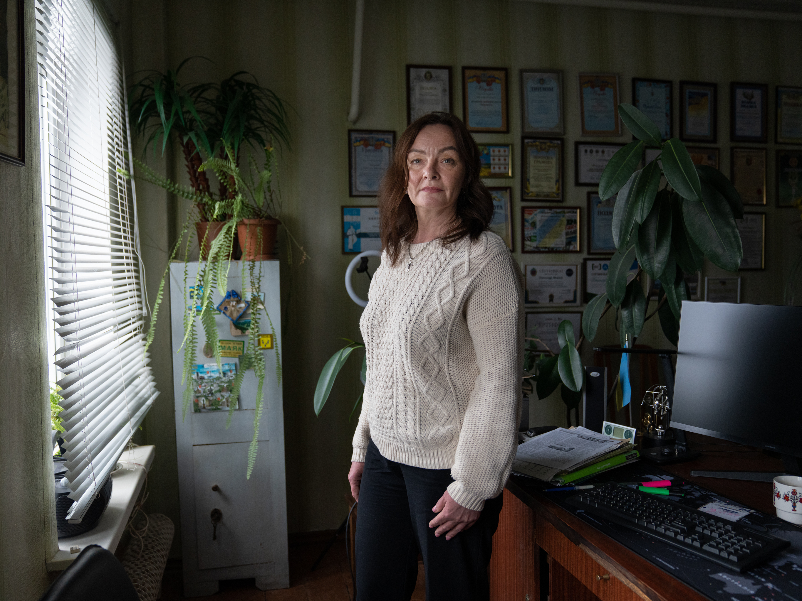 Inna Zahorulko is a reporter at Peremoha. She worked on a story about Vova Kucherenko, who is a marine in Russian captivity.