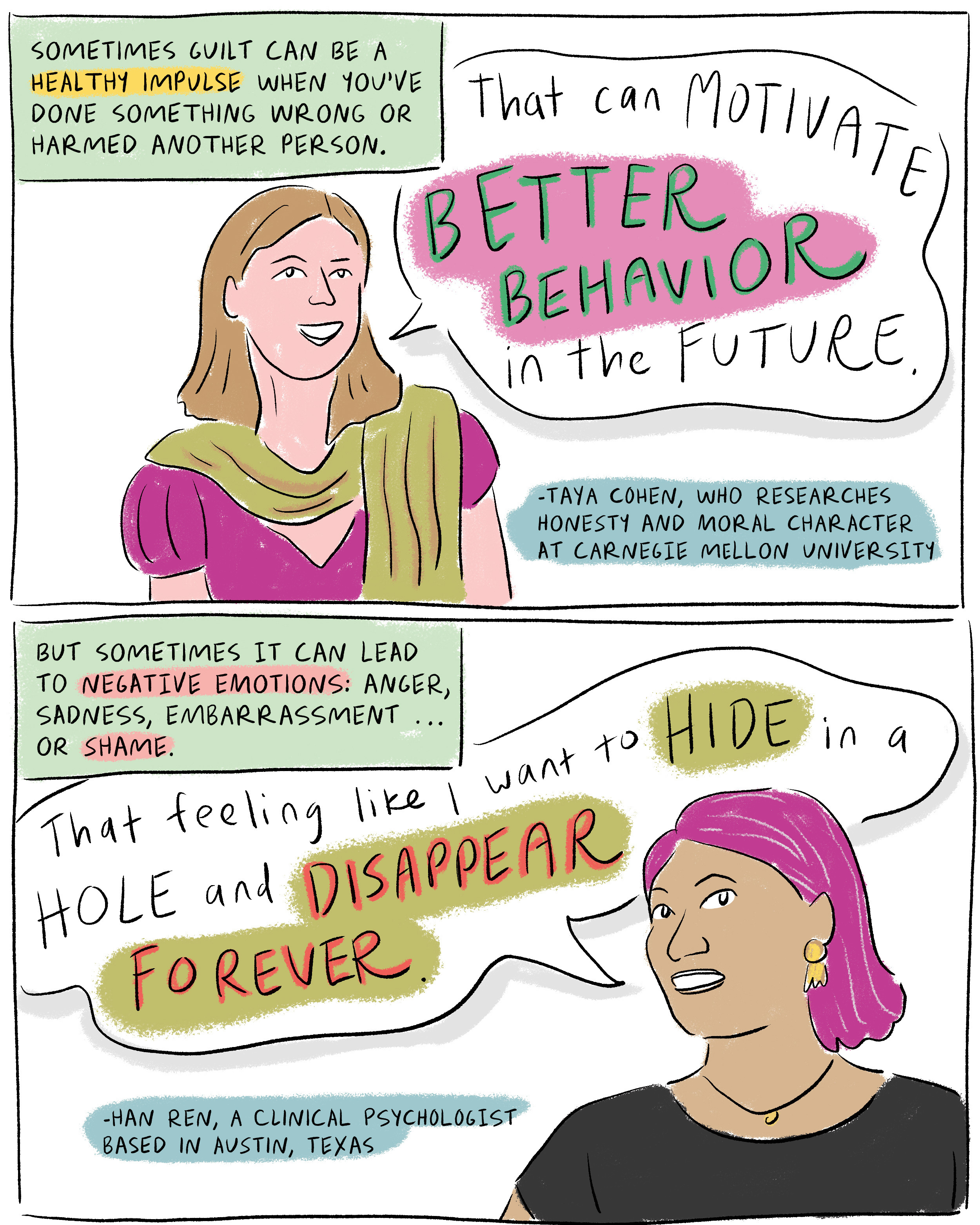 COMIC: How to make peace with your guilty feelings | NCPR News