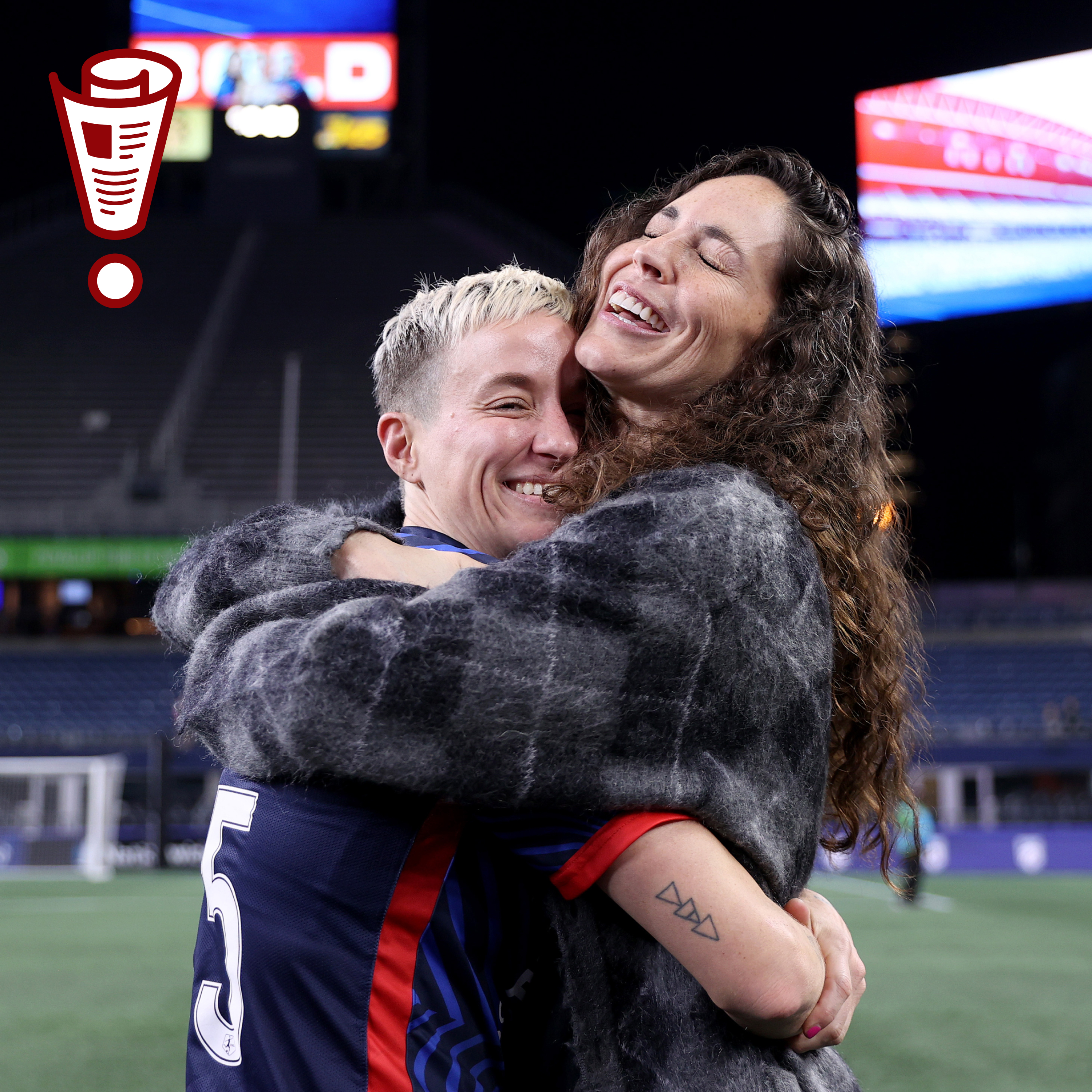 cover of episode WWDTM: Sue Bird and Megan Rapinoe