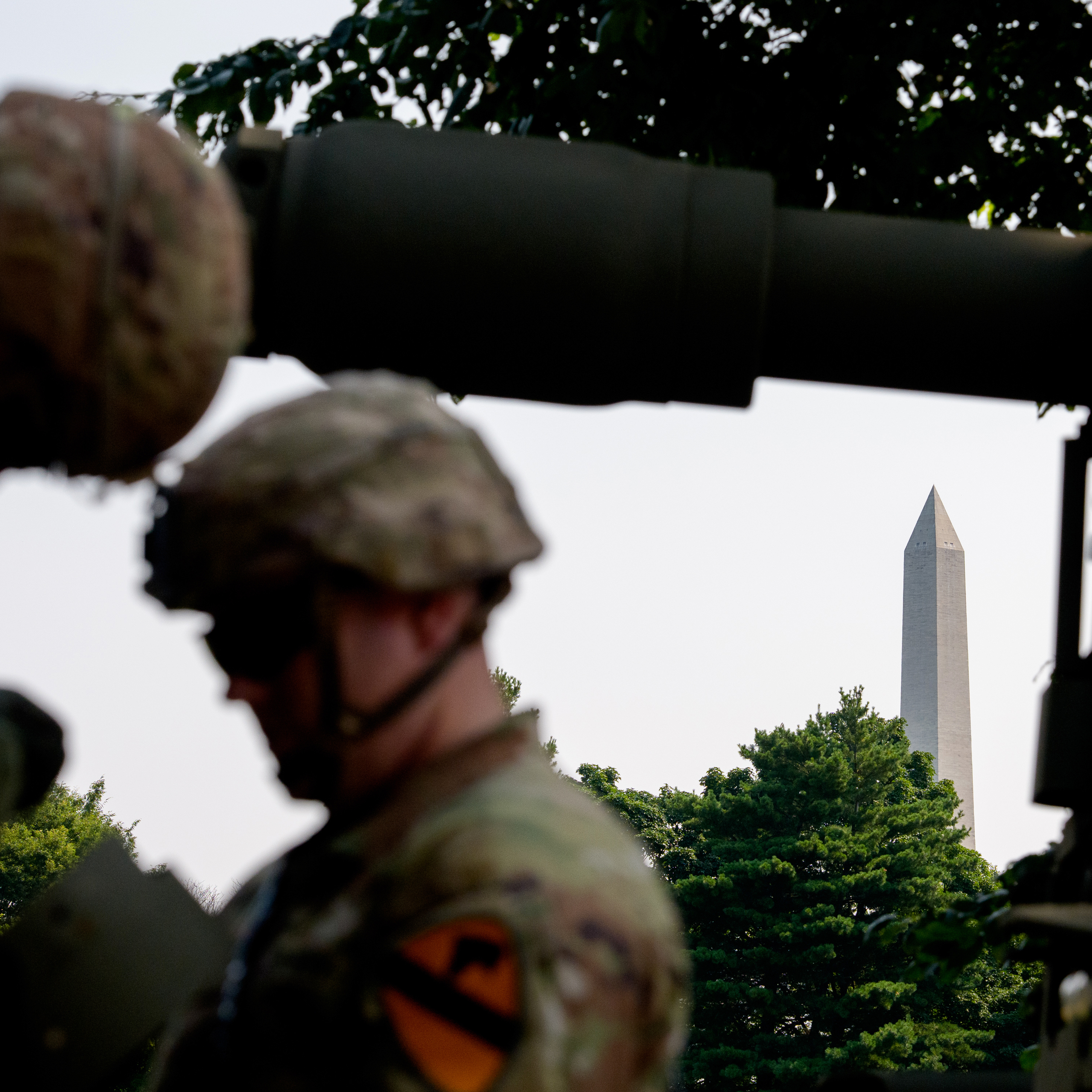 The 'surreal' view from DC ahead of Saturday's massive military parade