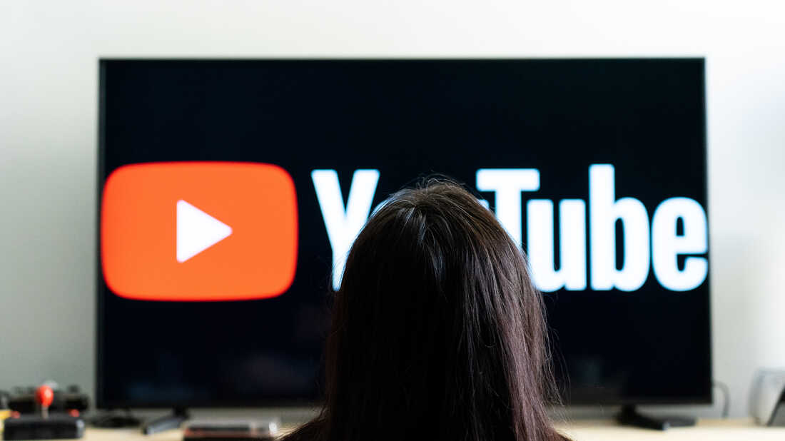 Watching YouTube.