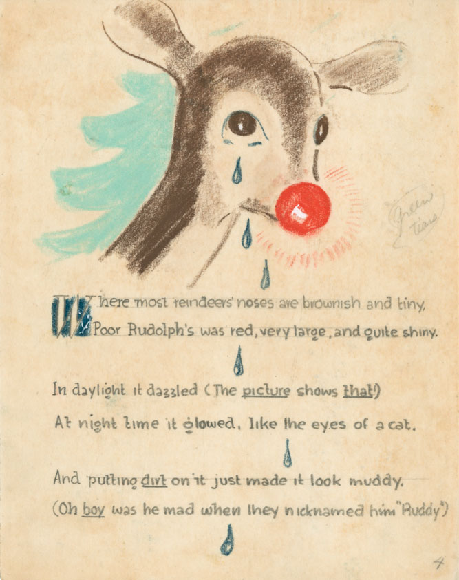 Rudolph the red nosed reindeer story pictures