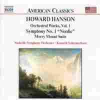 Cover for Howard Hanson: Orchestral Works, Vol. 1