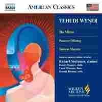 Cover for Yehudi Wyner: The Mirror; Passover Offering; Tants un Maysele