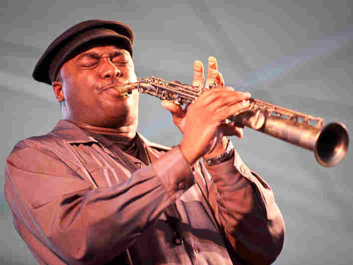 James Carter performs at Newport Jazz.