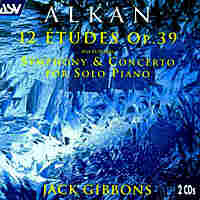 Cover for Alkan: 12 Études, Op. 39