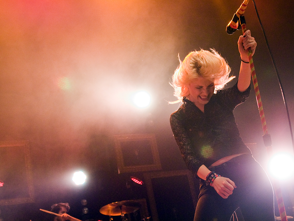 Hayley Williams of Paramore performs in October 2009. The pop-punk band formed in the Nashville area. (Getty Images)