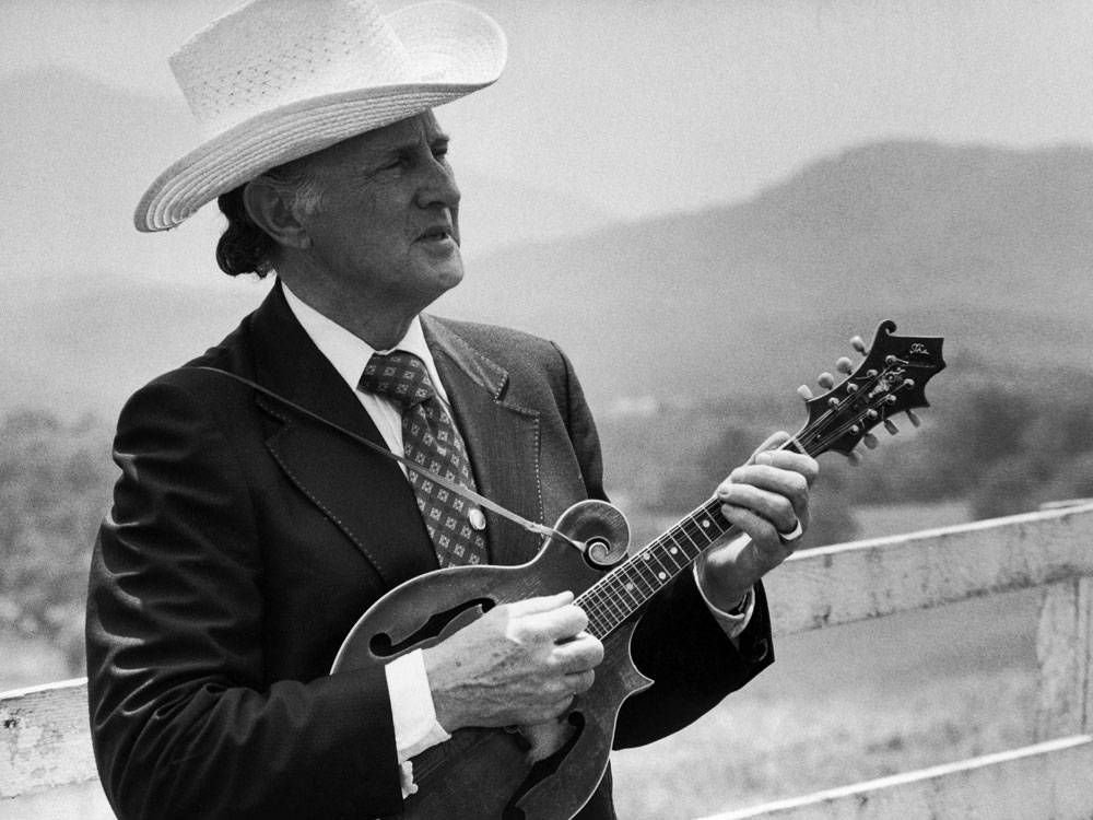 Bill Monroe performs in 1975. (Getty Images)