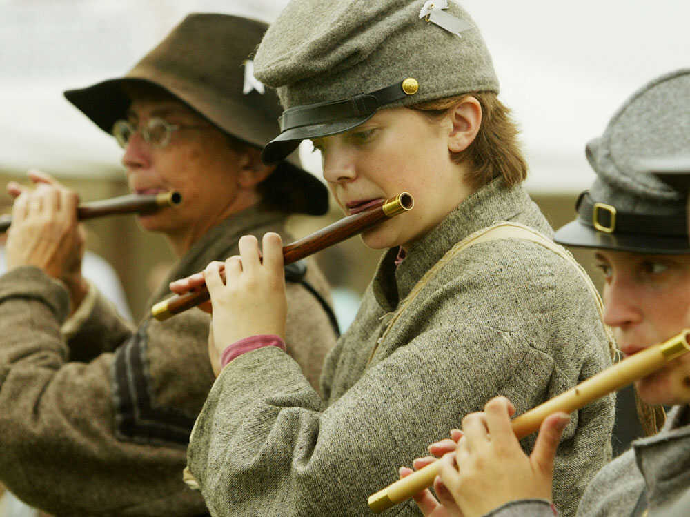Civil War Reenactors Gather At Gettysburg