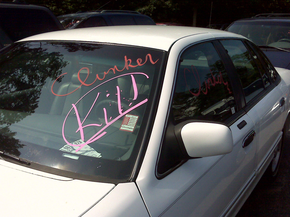 Critics Say 'Clunkers' Program Isn't Very Green WBUR