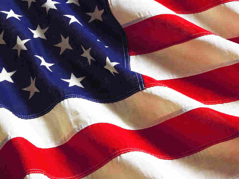 An American flag