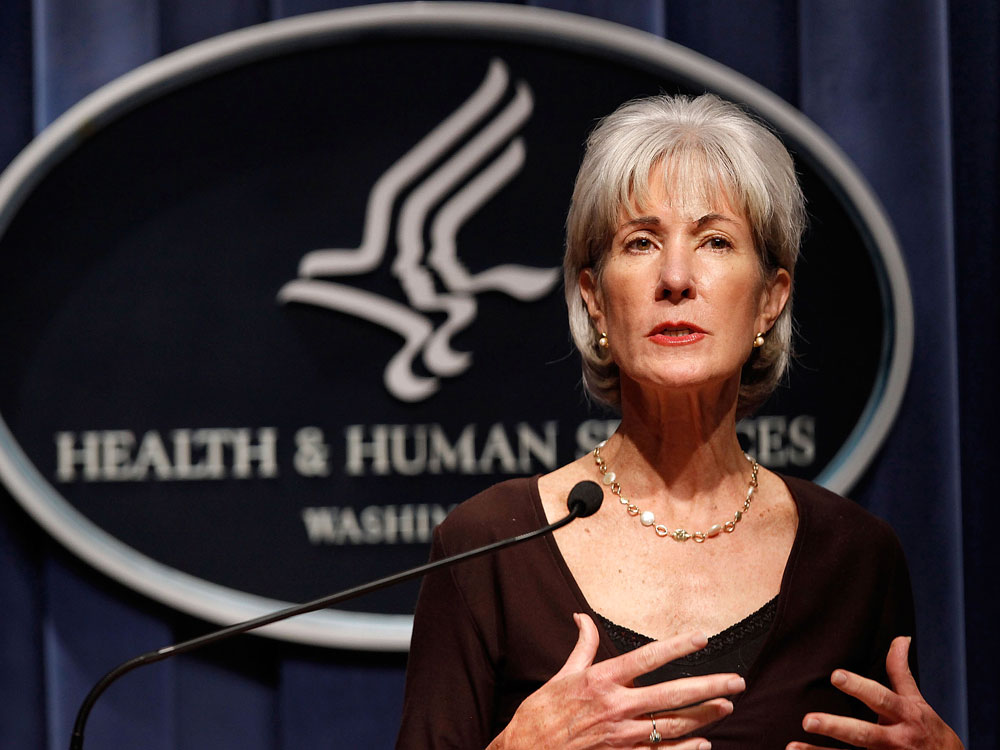 Health and Human Services Secretary Kathleen Sebelius says she'd be surprised &quot;if any private insurance company changed its mammography coverage&quot; because of the mammogram guidelines. (Getty Images)