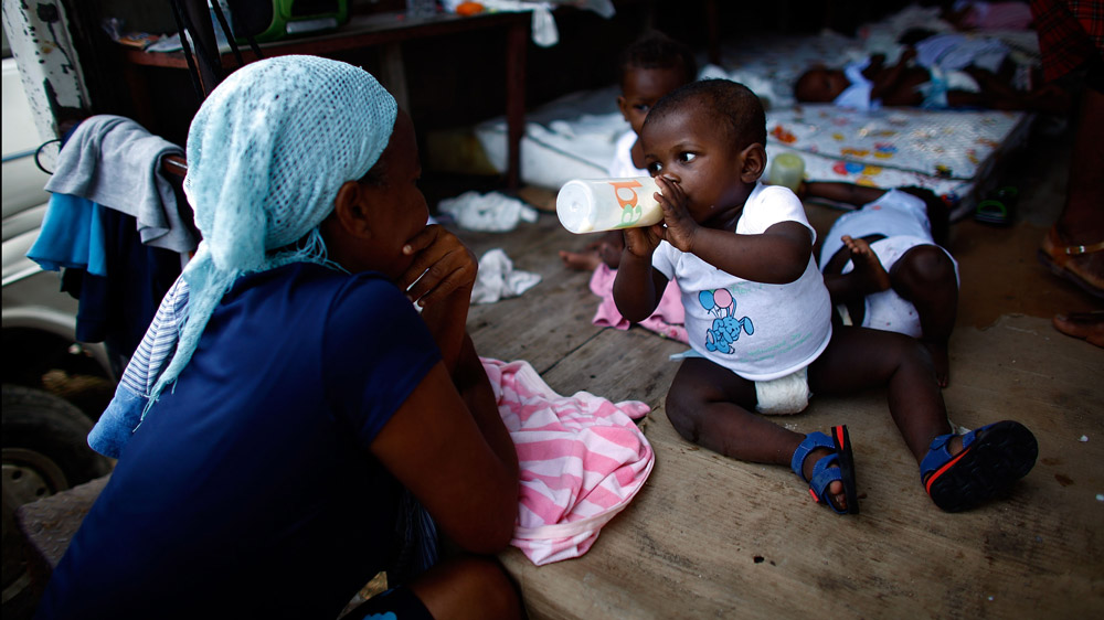 The Maison des Enfants de Dieu Orphanage is caring for more than 150 infants and has had to move the children outside after a powerful aftershock rattled Port-au-Prince on Wednesday. (NPR)