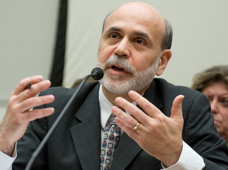 Federal Reserve Chairman Ben Bernanke is scheduled to speak Friday at a conference in Wyoming. Investors are looking for clues that the Fed will do more to stimulate the economy. (Saul Loeb/AFP/Getty Images)