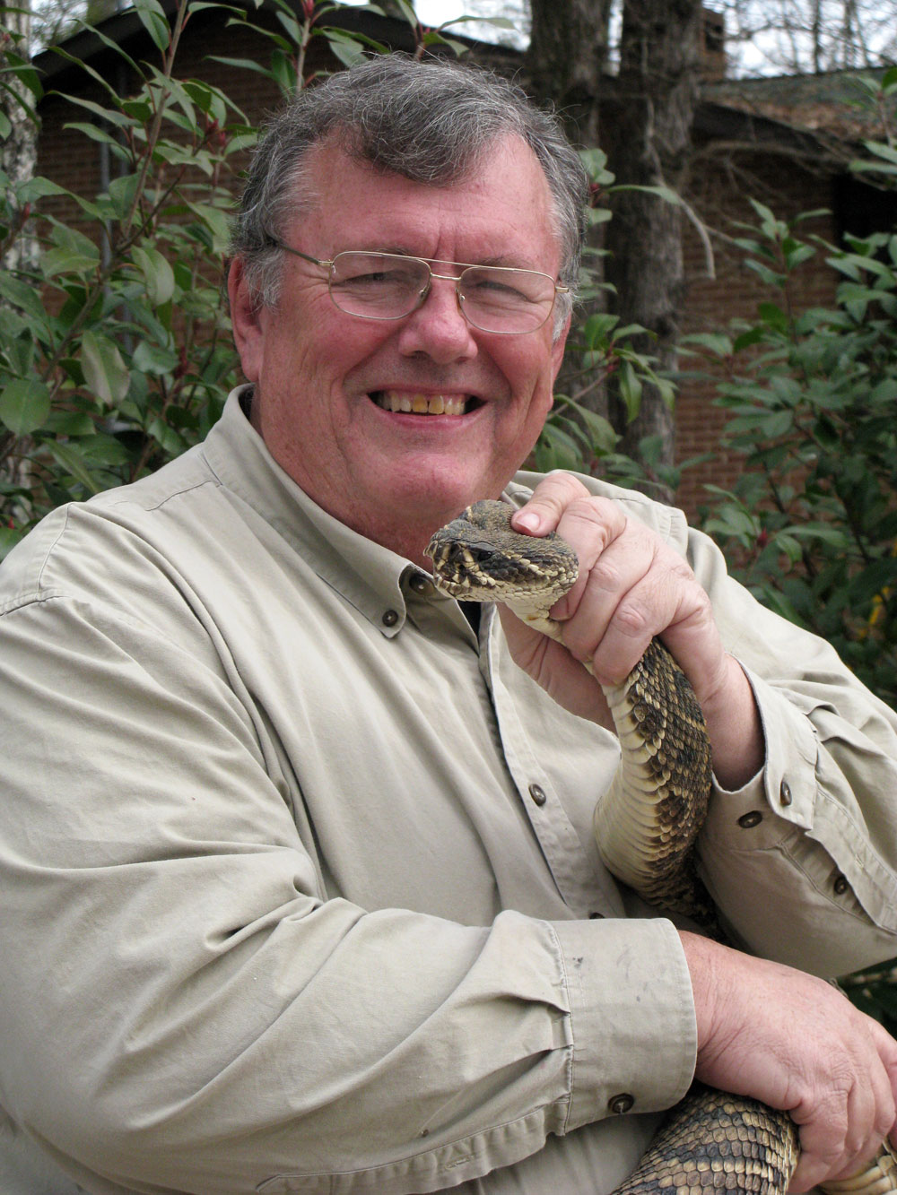 Ken Darnell milks thousands of rattlesnakes every year and sells their venom for use in anti-clotting drugs, blood-pressure medication and antivenin injections. (NPR)