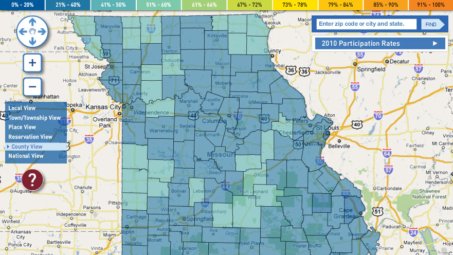 Census Uses Online Map To Track The Count : NPR