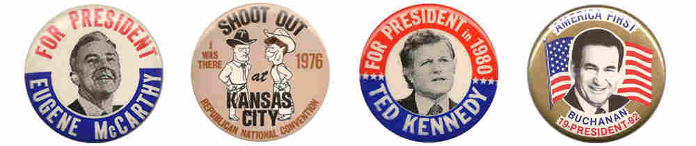 Historical Campaign Buttons