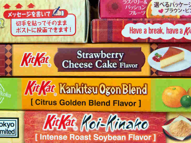 Cheesecake-flavored Kit Kat