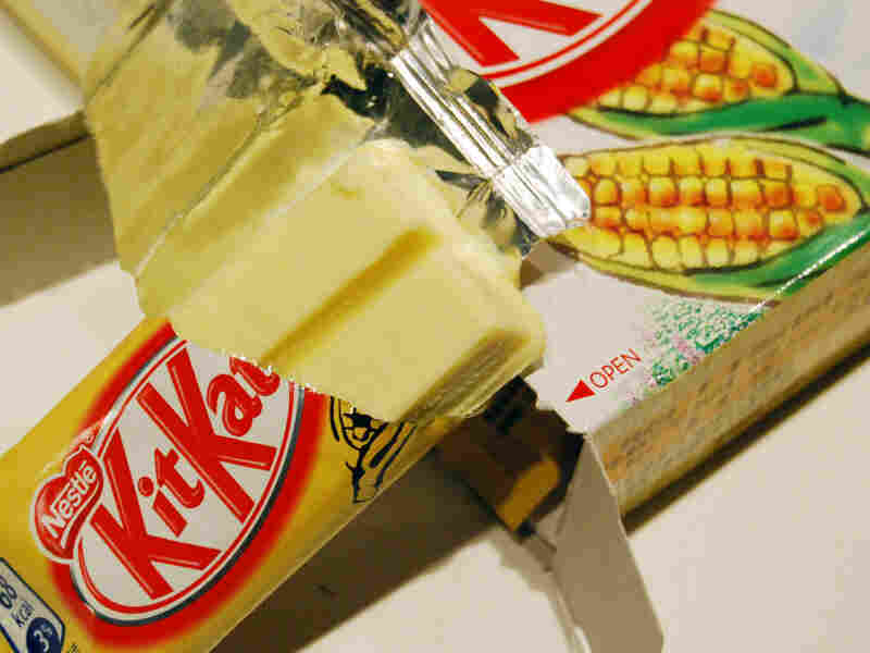 Corn-flavored Kit Kat