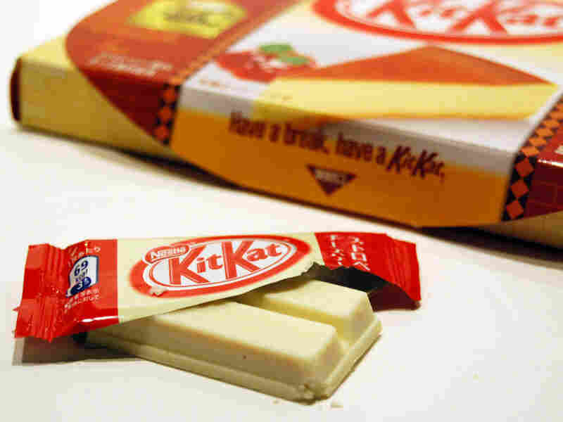 Creme brulee-flavored Kit Kat