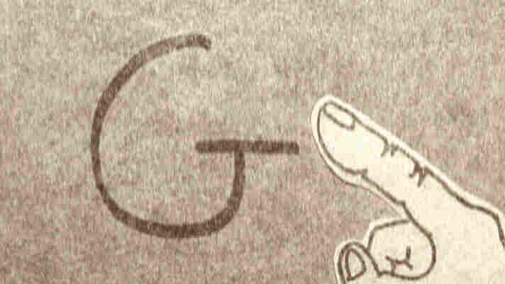 Howard traces the letter G