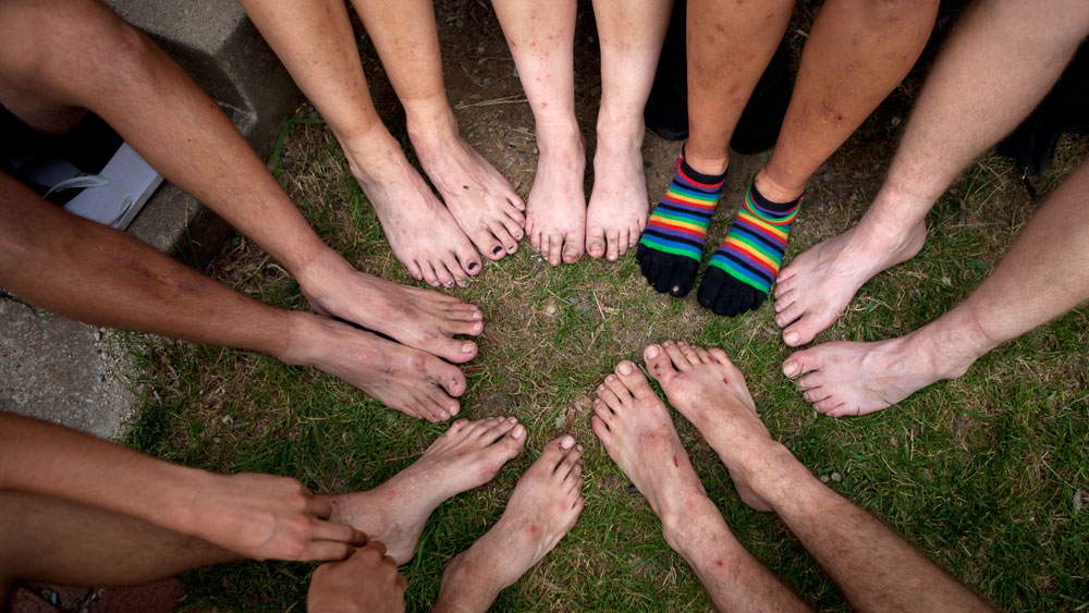 appalachian trail barefoot