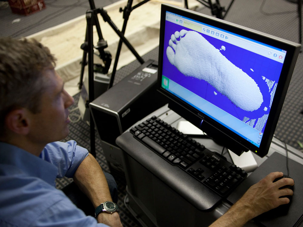 Anthropologist Brian Richmond is trying to determine what the footprints of modern humans can tell us about how we evolved. (NPR)