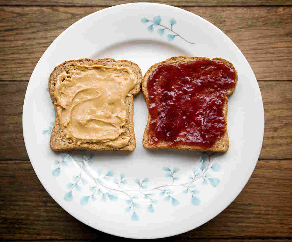 Peanut butter and jelly