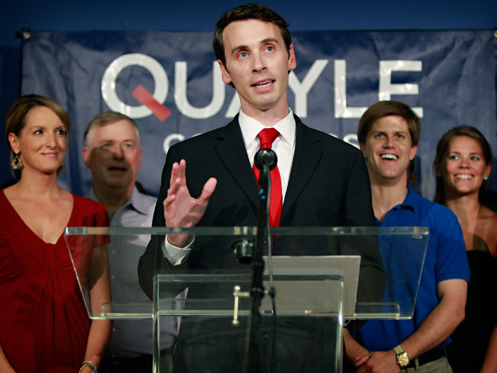 Ben Quayle is a Republican running for Congress in Arizona. 