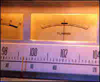 Radio signal strength dials.