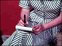 Woman writing letter
