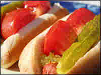 Chicago dog with the works