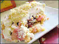 Brandied Cherry Trifle Slice