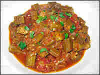Smothered okra
