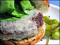Bacon and parmesan burger