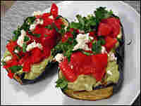 Eggplant with Avocado Cream